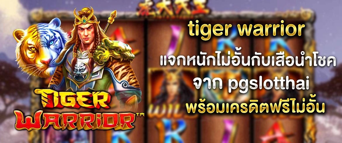 รวยง่ายๆ ได้เงินจริงแค่เข้ามาเล่น tiger warrior เกมสุดมันลุ้นเงินแสนที่นี่